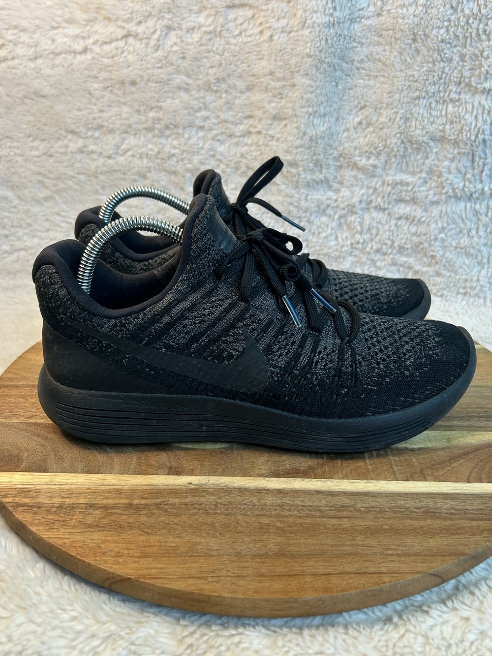 Men’s Nike LunarEpic Low Flyknit 2 863779-041 Oreo Running Shoes US 10 UK 9